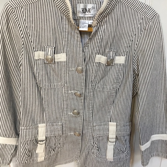 Live a Little Striped Blazer Jacket - Picture 3 of 13